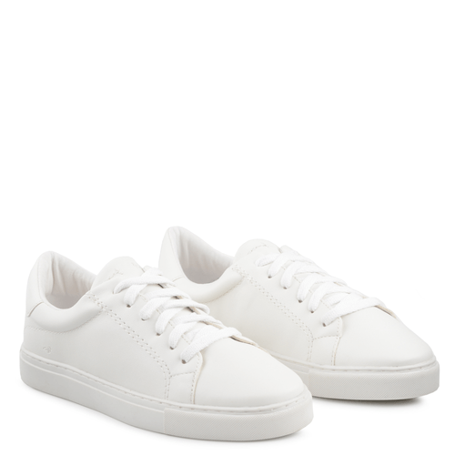 Par de tênis branco casual feminino